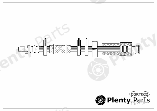  CORTECO part 19025841 Brake Hose