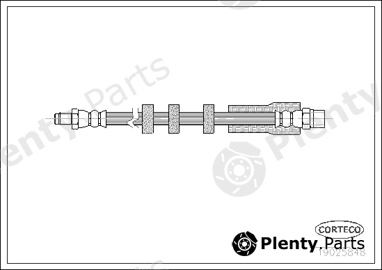  CORTECO part 19025848 Brake Hose
