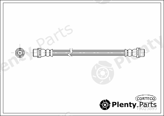 CORTECO part 19025893 Brake Hose