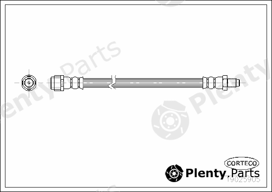 CORTECO part 19025905 Brake Hose