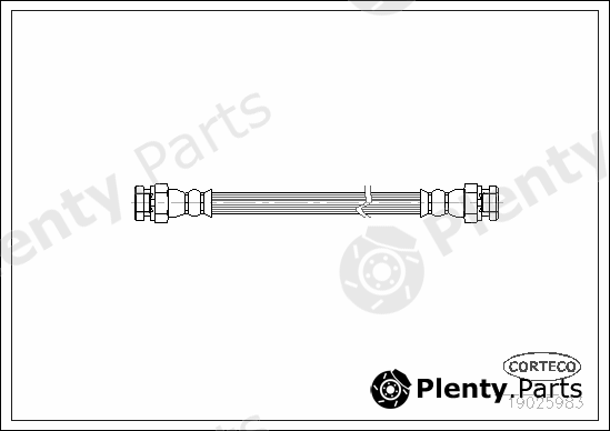  CORTECO part 19025983 Brake Hose