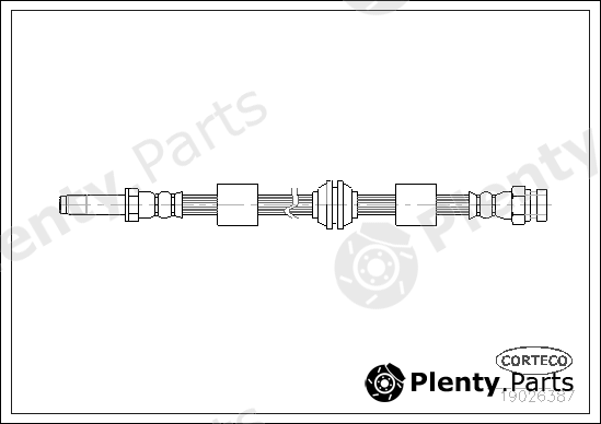  CORTECO part 19026387 Brake Hose