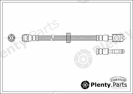  CORTECO part 19026623 Brake Hose