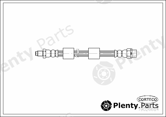  CORTECO part 19026684 Brake Hose