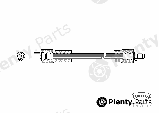 CORTECO part 19026704 Brake Hose