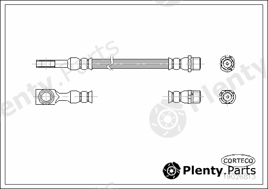  CORTECO part 19026813 Brake Hose