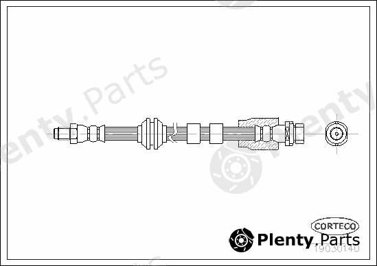  CORTECO part 19030140 Brake Hose