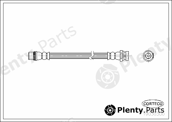  CORTECO part 19030300 Brake Hose