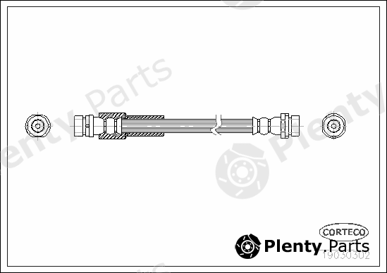  CORTECO part 19030302 Brake Hose