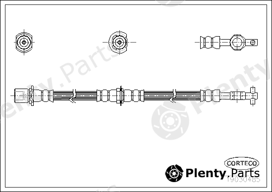  CORTECO part 19030485 Brake Hose