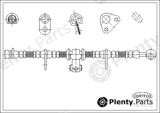  CORTECO part 19030532 Brake Hose