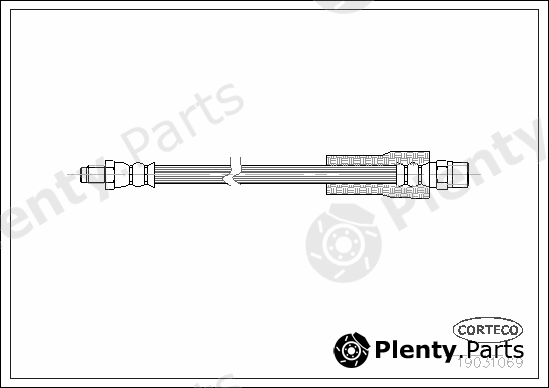  CORTECO part 19031069 Brake Hose