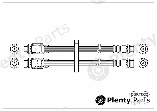  CORTECO part 19031101 Brake Hose