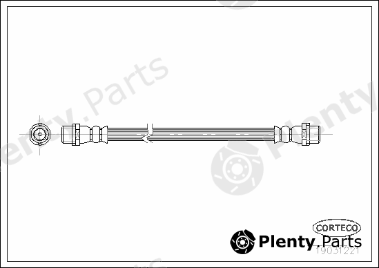  CORTECO part 19031221 Brake Hose