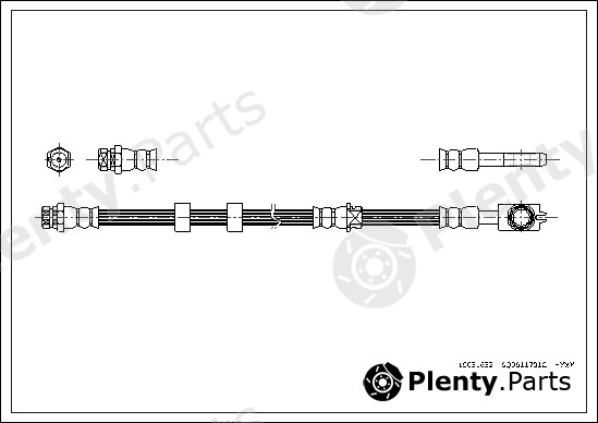  CORTECO part 19031632 Brake Hose
