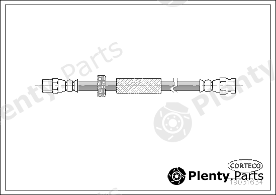  CORTECO part 19031634 Brake Hose