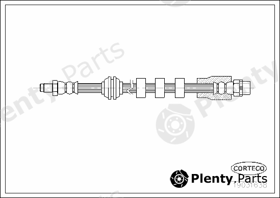  CORTECO part 19031638 Brake Hose