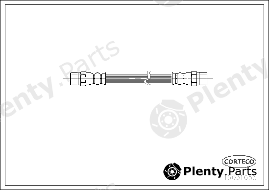  CORTECO part 19031655 Brake Hose