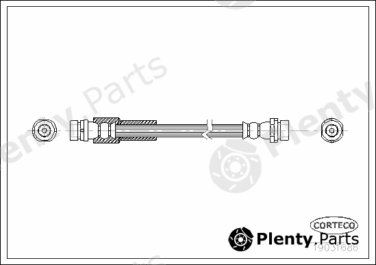  CORTECO part 19031686 Brake Hose