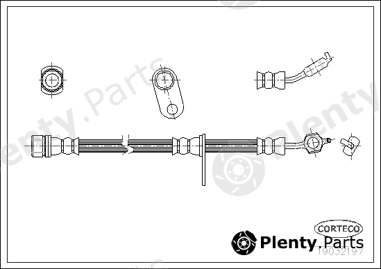  CORTECO part 19032197 Brake Hose