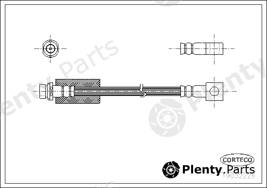  CORTECO part 19032226 Brake Hose