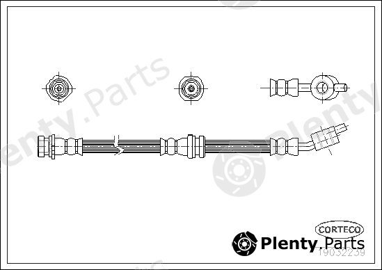  CORTECO part 19032239 Brake Hose