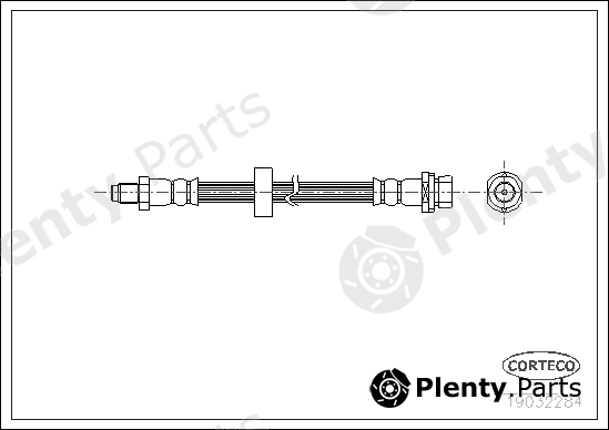  CORTECO part 19032284 Brake Hose