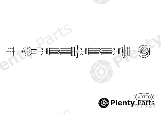  CORTECO part 19032308 Brake Hose