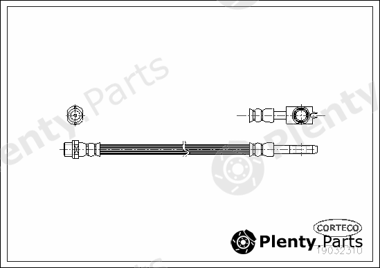  CORTECO part 19032310 Brake Hose