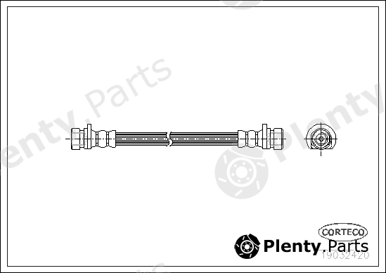  CORTECO part 19032420 Brake Hose