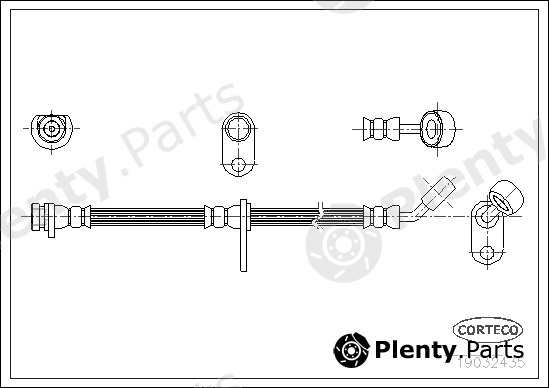  CORTECO part 19032435 Brake Hose
