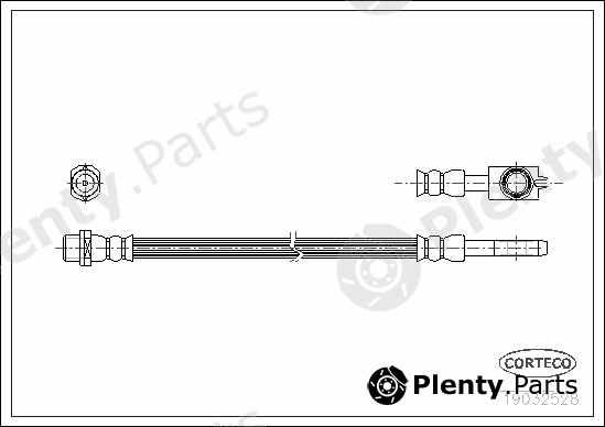  CORTECO part 19032528 Brake Hose
