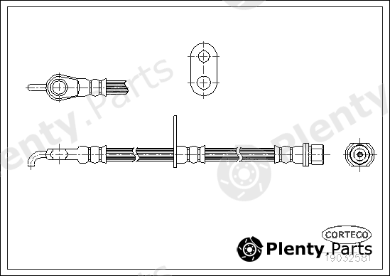  CORTECO part 19032581 Brake Hose