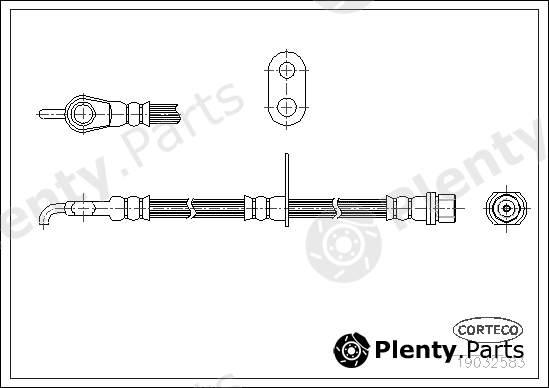  CORTECO part 19032583 Brake Hose
