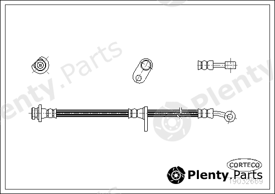  CORTECO part 19032669 Brake Hose