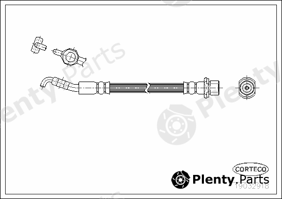  CORTECO part 19032918 Brake Hose