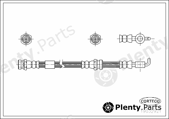  CORTECO part 19032921 Brake Hose