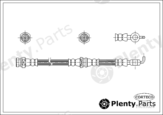  CORTECO part 19033024 Brake Hose