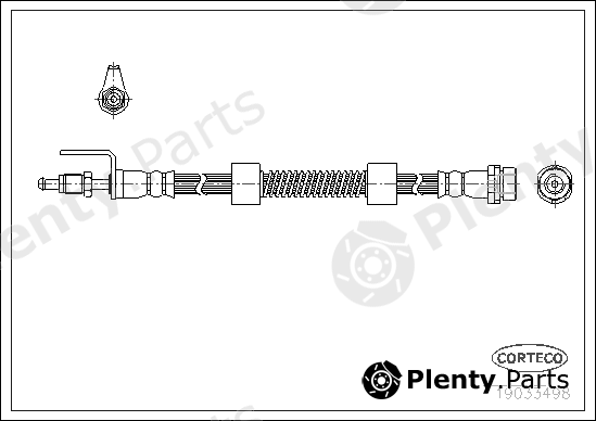  CORTECO part 19033498 Brake Hose