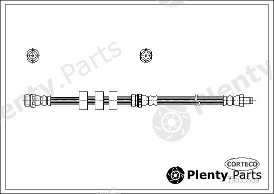  CORTECO part 19033509 Brake Hose