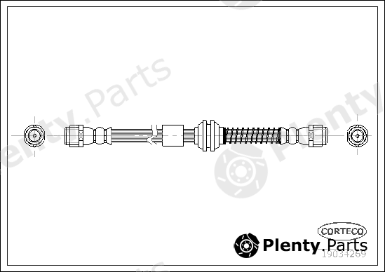 CORTECO part 19034269 Brake Hose