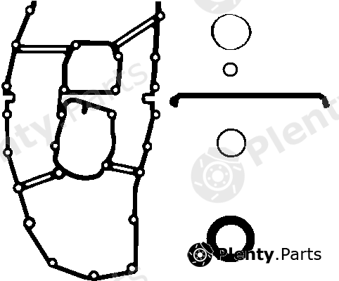  ELRING part 584.840 (584840) Gasket Set, timing case