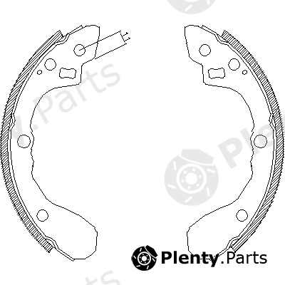  ROADHOUSE part 4060.00 (406000) Brake Shoe Set