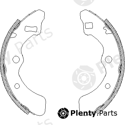  ROADHOUSE part 4061.01 (406101) Brake Shoe Set
