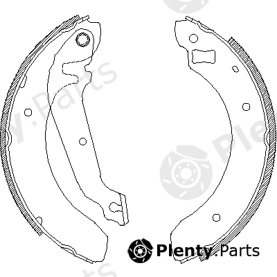  ROADHOUSE part 4062.00 (406200) Brake Shoe Set