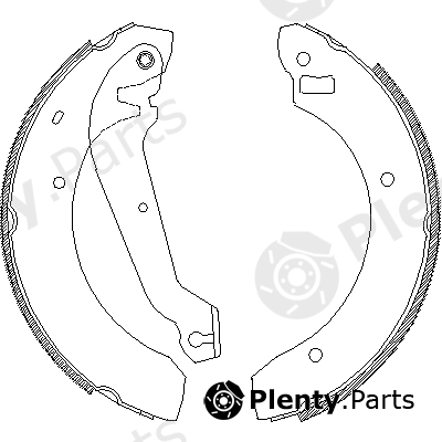  ROADHOUSE part 4063.00 (406300) Brake Shoe Set