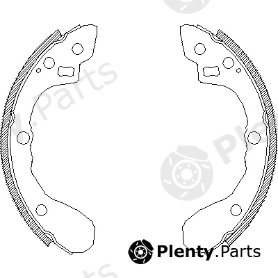  ROADHOUSE part 4080.00 (408000) Brake Shoe Set