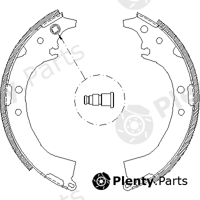  ROADHOUSE part 4085.00 (408500) Brake Shoe Set