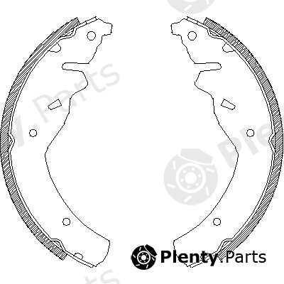  ROADHOUSE part 4118.00 (411800) Brake Shoe Set