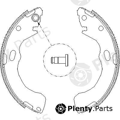  ROADHOUSE part 4146.00 (414600) Brake Shoe Set